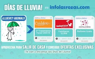 InfoLasRozas.com presenta 'Días de Lluvia': cupones descuento exclusivos para días lluviosos