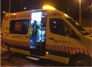 Un motorista herido de gravedad en un accidente en Las Rozas