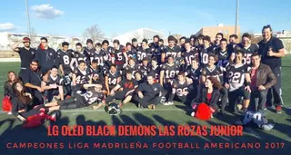 Los junior del Black Demons Las Rozas, campeones de la Liga Madrileña