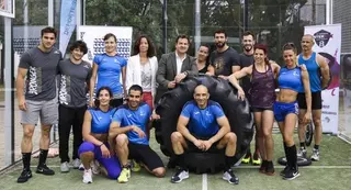De la Uz asistió una exhibición de crossfit para presentar el Campeonato de España que se celebra en Las Rozas