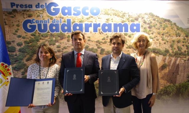 Las Rozas firma un convenio con Torrelodones y Galapagar para iniciar los trabajos y que la presa de El Gasco pueda ser BIC