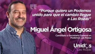 Miguel Ángel Ortigosa, candidato de Podemos Las Rozas: “Ha llegado la hora de la unidad y el trabajo en común