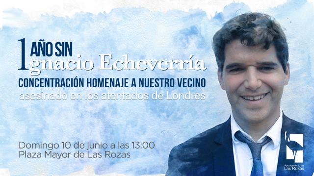 El Ayuntamiento de Las Rozas organiza un homenaje a Ignacio Echeverría en el primer Aniversario de su asesinato