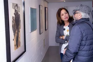 El artista Francisco Igeño, ganador del XIX Certamen de Grabado José Caballero de Las Rozas