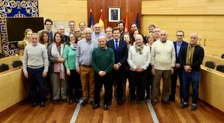 Acto de reconocimiento a los empleados públicos de Las Rozas jubilados en 2018