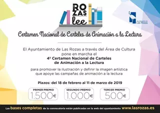 El Ayuntamiento pone en marcha el 4º Certamen Nacional de Carteles de Animación a la Lectura ‘Las Rozas Lee’