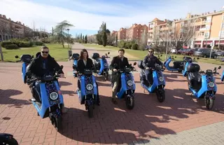 Las Rozas pone en marcha un proyecto pionero de motosharing en el Parque Empresarial