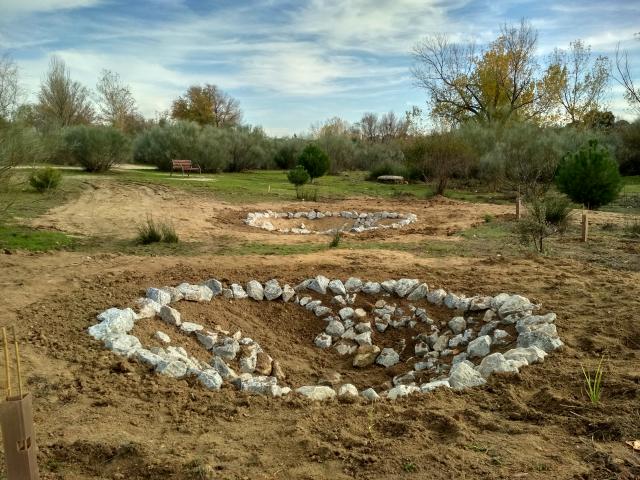 Finaliza la construcción de dos charcas para anfibios en Las Rozas