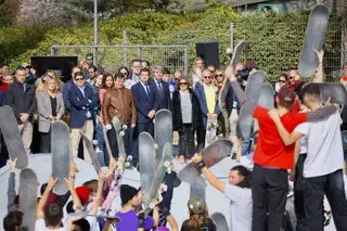 Las Rozas inauguró el sábado las nuevas pistas Ignacio Echeverría con un Campeonato de Skate