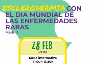 La Asociación Española de Esclerodermia celebra en Las Rozas el Día Mundial de las Enfermedades Raras con mesa informativa