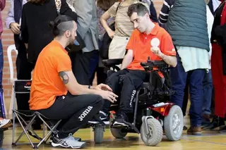 El deportista roceño, Francisco Javier Martínez Fernández-Aceytuno, Medalla de Oro en la Liga Madrileña de Boccia