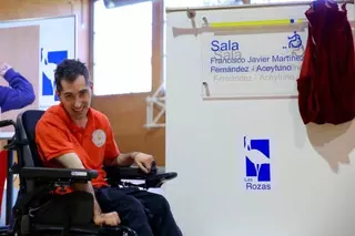 El roceño Francisco Javier Martínez Fernández-Aceytuno compite en el Open Mundial de Boccia