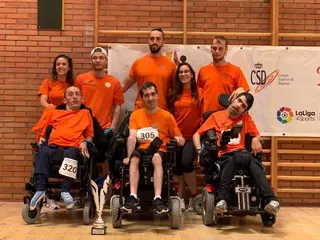 El roceño Javier Martínez consigue con su equipo la 4º posición en el Campeonato de España de Boccia