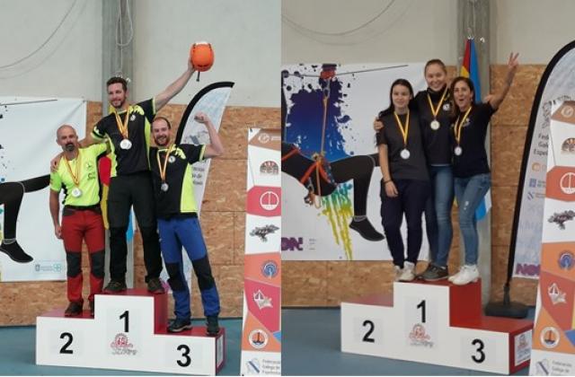 El Club GEME de Las Rozas conquista el pódium en el Campeonato Nacional TPV en Espeleología Open 2019