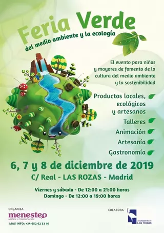 La calle Real de Las Rozas acogerá la 1ª Feria Verde de la Comunidad de Madrid en el puente de diciembre