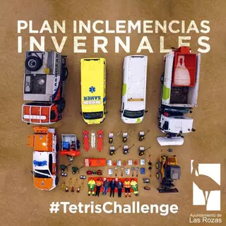 Las Rozas presenta el Plan de Inclemencias Invernales con un “Tetris challenge”