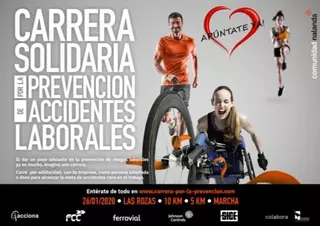 Corre o marcha por una buena causa en la "Carrera de la Prevención de Accidentes Laborales"
