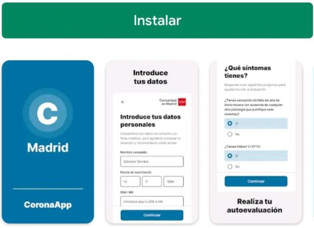 La Comunidad de Madrid lanza la nueva ‘App’ del coronavirus para la auto-evaluación de los ciudadanos