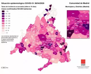 Las Rozas contabiliza 407 casos de personas infectadas por coronavirus