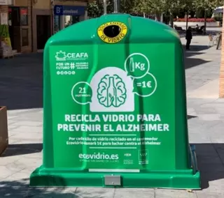 Las Rozas se suma a la campaña de Ecovidrio de reciclaje a favor de los enfermos de Alzheimer
