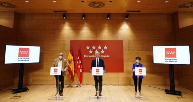 La Comunidad de Madrid anuncia el descenso de la incidencia de COVID19 en las áreas restringidas
