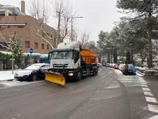 Autobuses urbanos, interurbanos, Cercanías... transporte público tras la nevada en Las Rozas