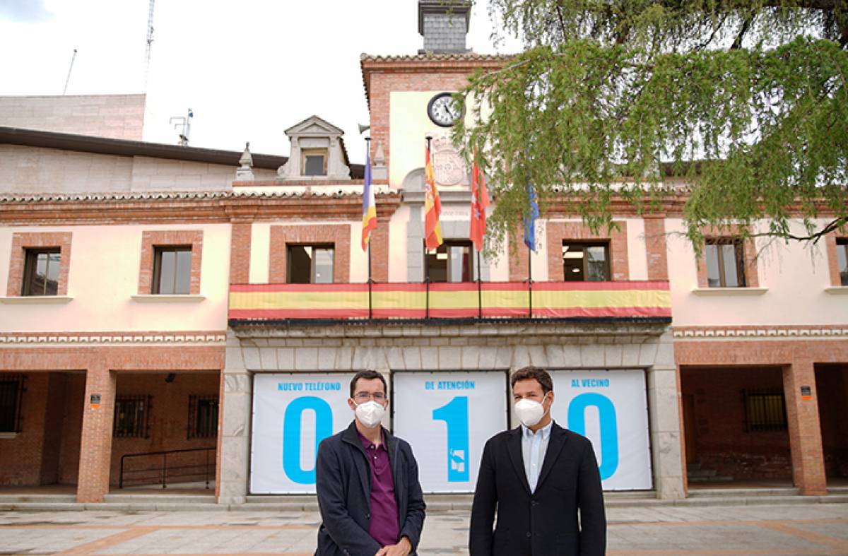 El teléfono gratuito 010 de Las Rozas atiende cerca de 11.000 llamadas en su primer mes de funcionamiento