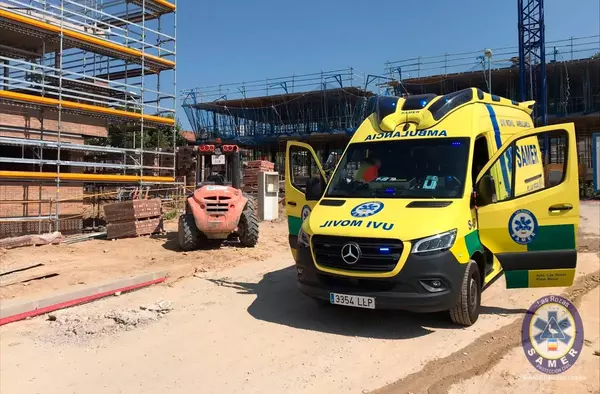Herido tras una caída en un edificio en obras en Las Rozas