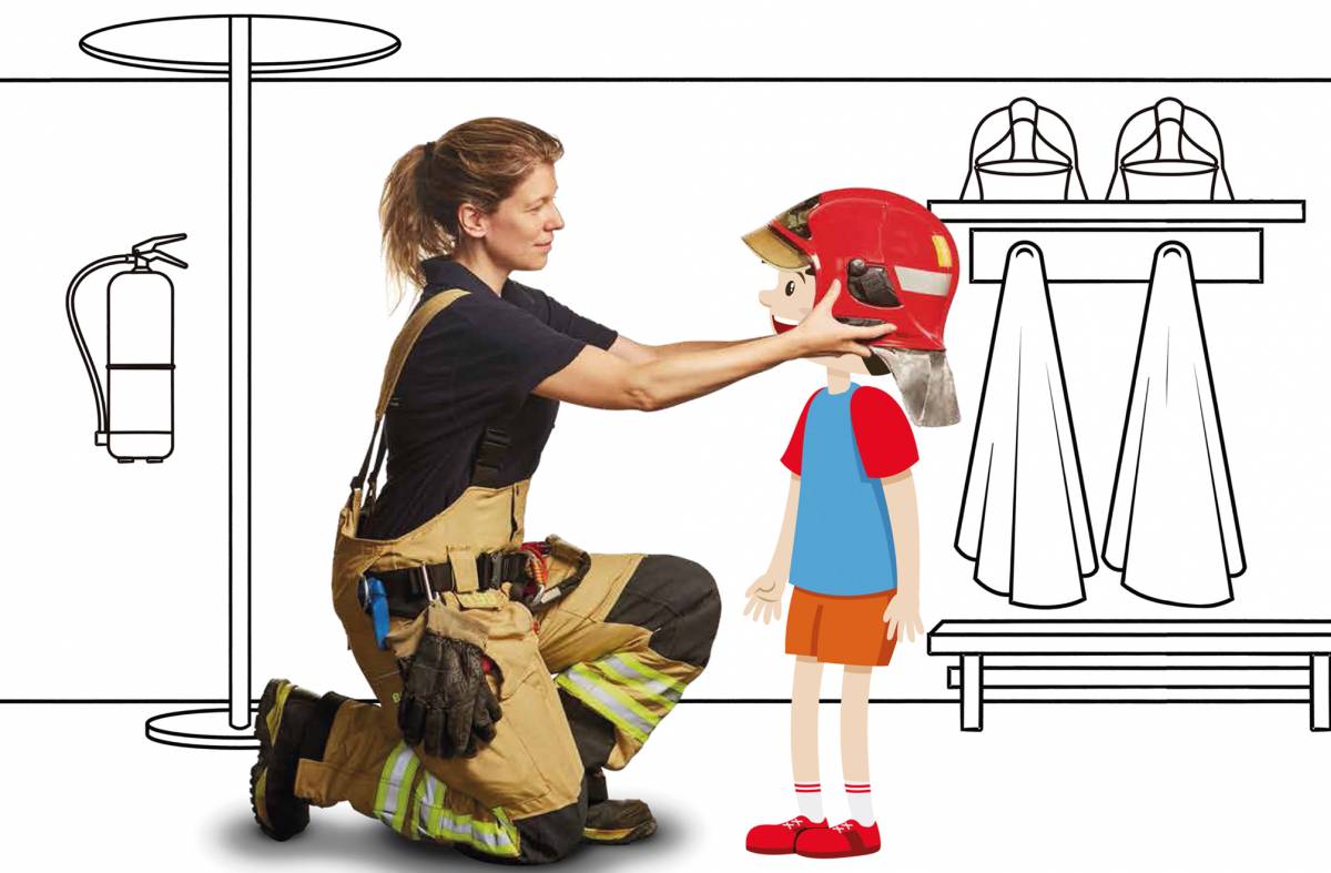 Exhibiciones, simuladores y hasta una recreación de una vivienda en llamas para que los niños de Las Rozas aprendan prevención ante incendios