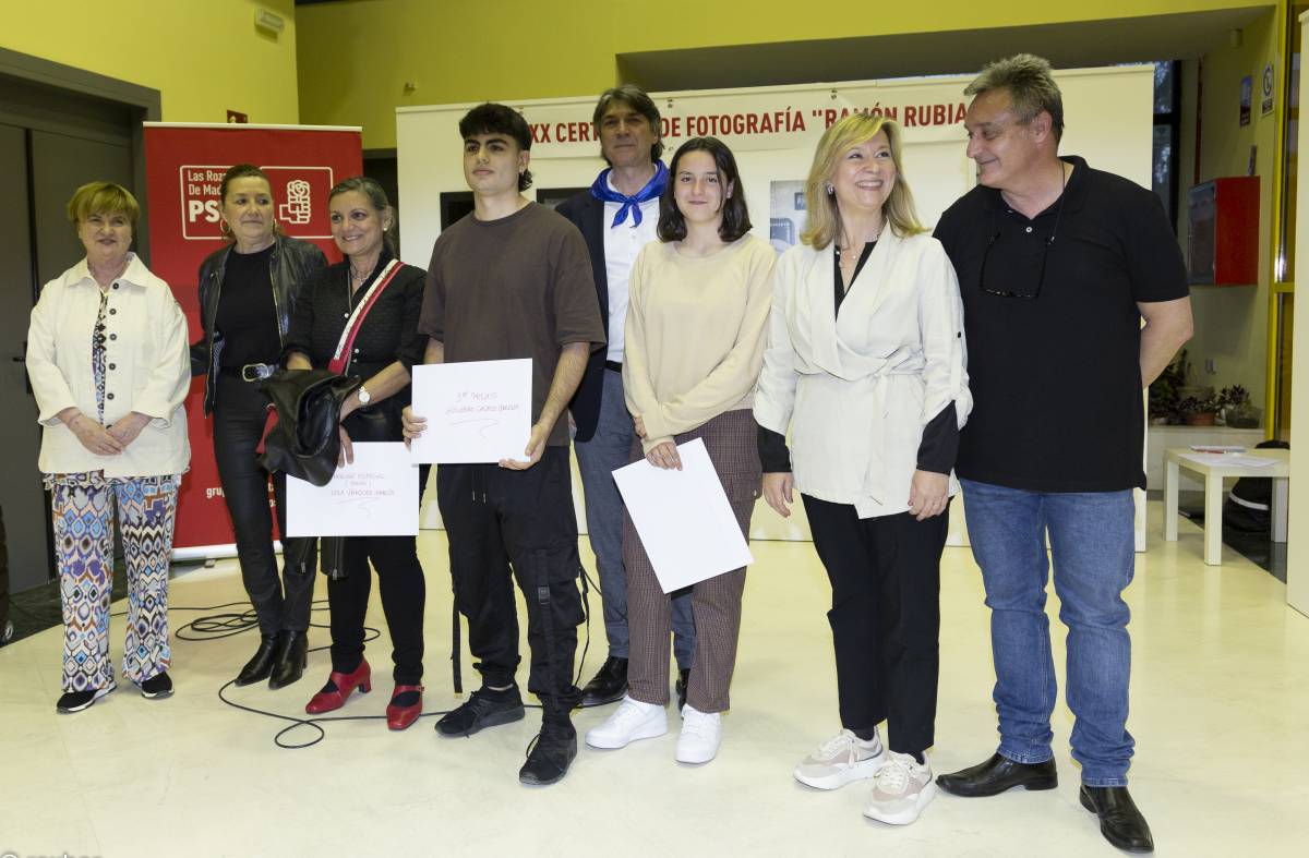Entrega de los premios del XX Certamen de Fotografía 'Ramón Rubial' en Las Matas