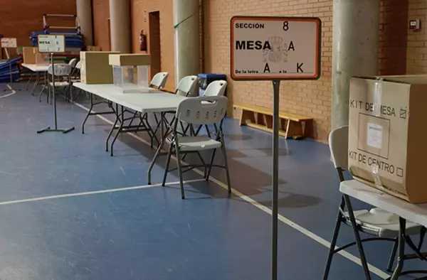 Dispositivo especial de seguridad en Las Rozas para la jornada electoral del 28M