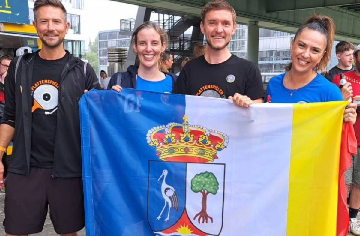 Los 'Peloteros del Parque' de Las Rozas dejan su marca en el mayor evento de Tenis de Mesa al Aire Libre en Alemania