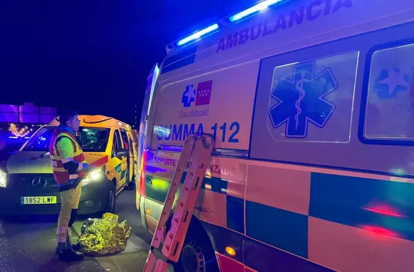 En estado crítico un ciclista tras ser atropellado en la M-505 en Las Rozas
