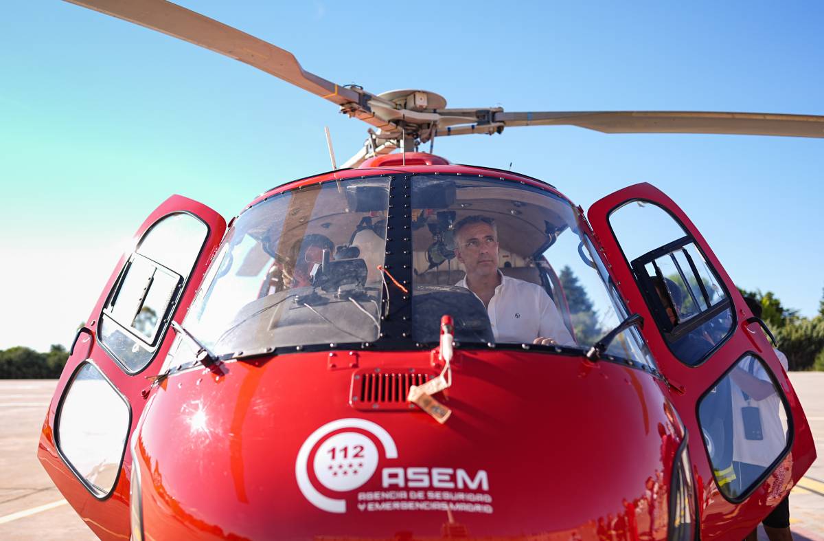 La Comunidad invierte casi medio millón de euros en la ampliación del helipuerto del Parque de Bomberos de Las Rozas de Madrid
