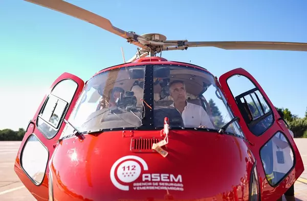 La Comunidad invierte casi medio millón de euros en la ampliación del helipuerto del Parque de Bomberos de Las Rozas de Madrid