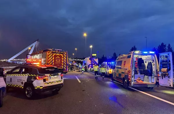 Un choque frontal con un conductor kamikaze en Las Rozas deja tres fallecidos y dos heridos graves 
