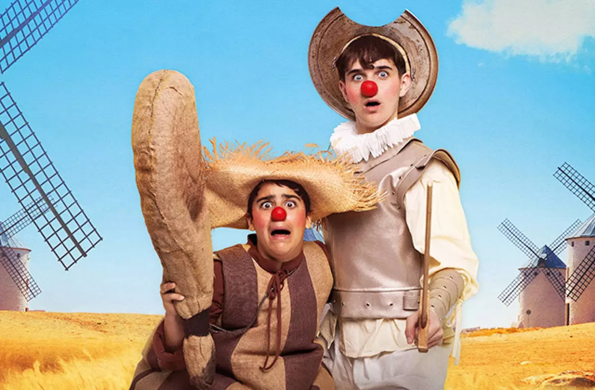 TEATRO MUSICAL. 'Clown Quijote de La Mancha. El Musical'. 22 de Marzo en Boadilla