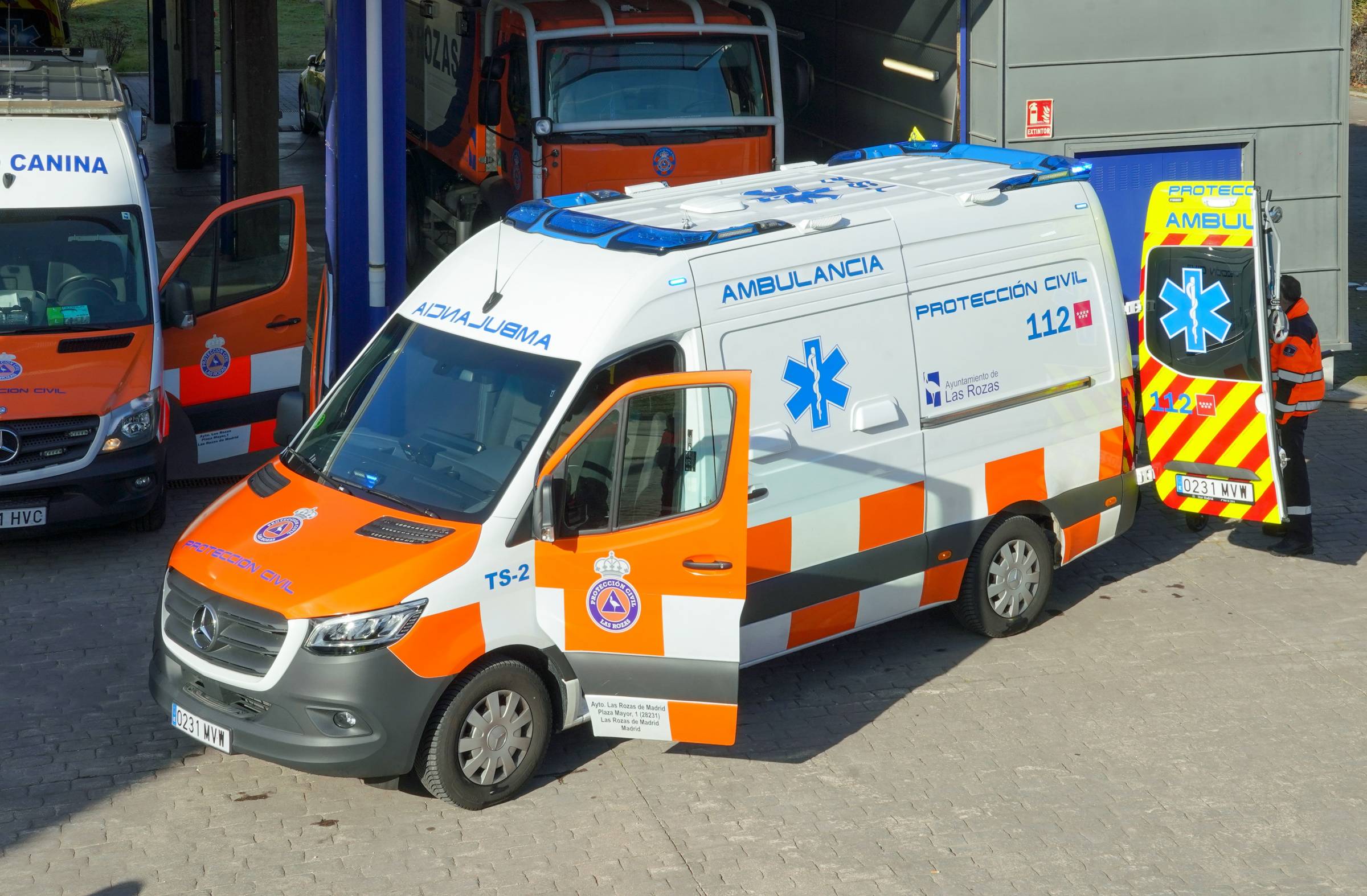 Protección Civil de Las Rozas cuenta con una nueva ambulancia de soporte vital básico
