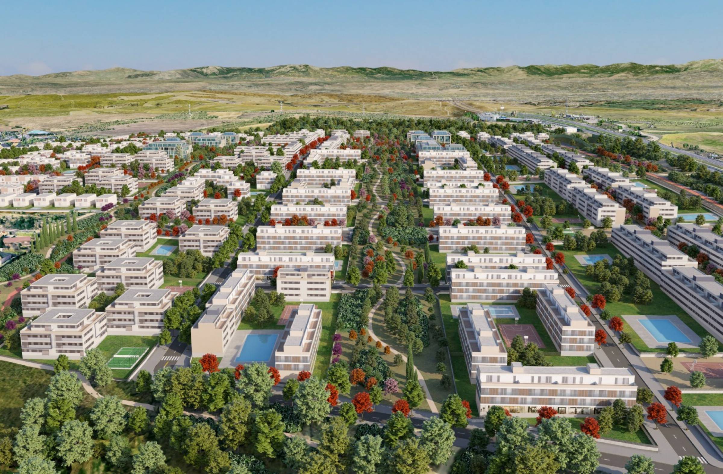 3.500 viviendas para el nuevo barrio que une lujo y vivienda protegida junto a la M-50