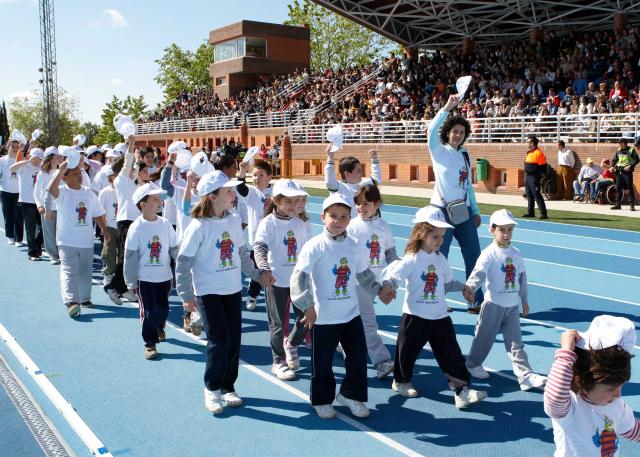 El presidente del Comité Olímpico Español inaugura las olimpiadas escolares