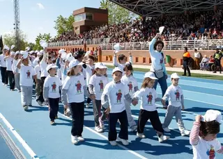 El presidente del Comité Olímpico Español inaugura las olimpiadas escolares