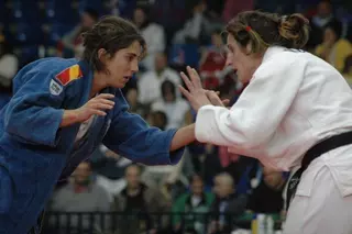 El alcalde da la bienvenida a Las Rozas a la Copa del Mundo Femenina de Judo