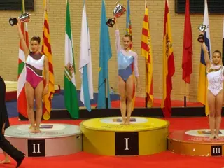 Varias gimnastas roceñas destacan en el Campeonato de España individual de gimnasia artística