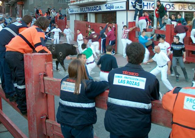 Samer-Protección Civil de Las Rozas presta ayuda sanitaria durante los encierros de San Sebastián de los Reyes