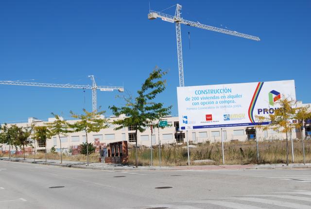 PSOE: Paralizadas las viviendas protegidas de La Marazuela por concurso de acreedores de una empresa de la Trama Gürtel