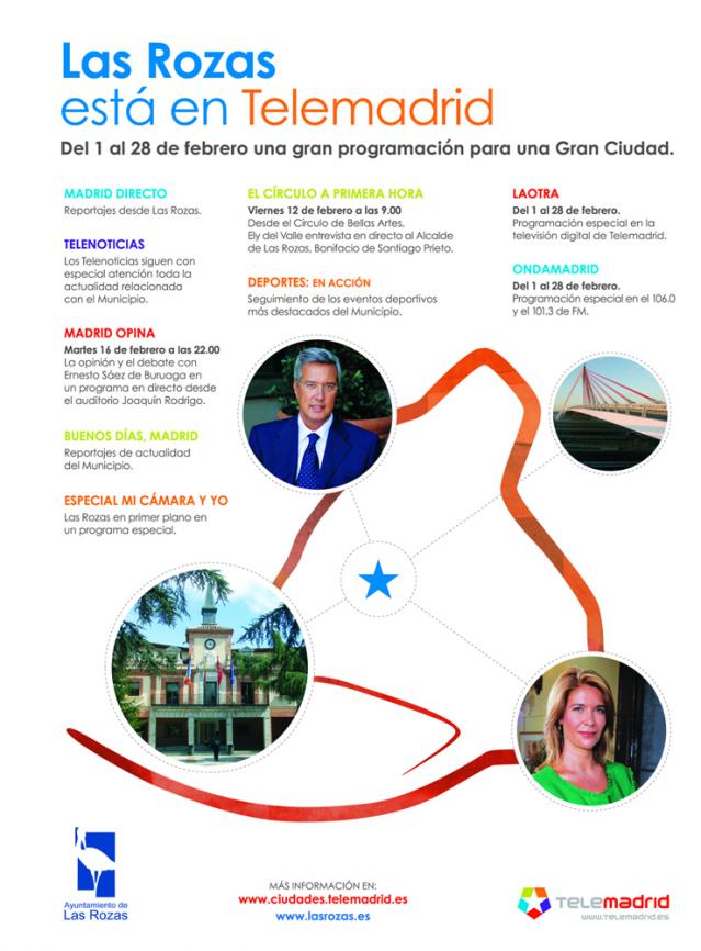 TELEMADRID dedica durante el mes de febrero una programación especial a Las Rozas