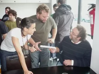 John Carlin, autor de El Factor Humano, visita el Club de Rugby Ingenieros Industriales de Las Rozas