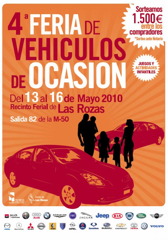 El jueves 13 se inaugura la 4ª Feria de Vehículos de Ocasión de Las Rozas