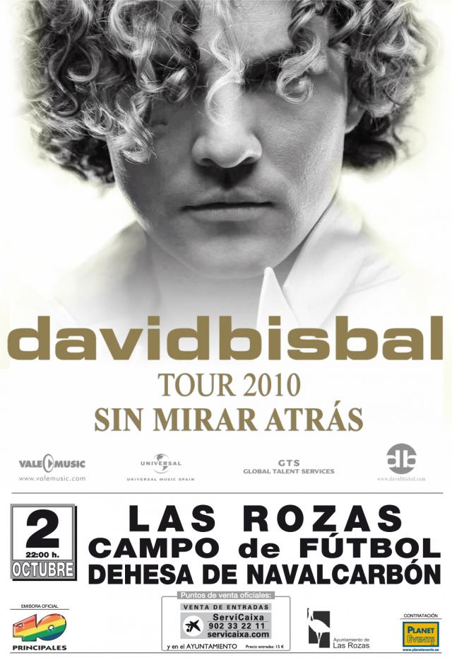 El cantante David Bisbal actuará en las fiestas de San Miguel de Las Rozas
