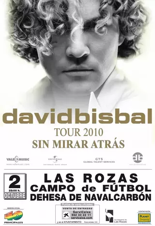 El cantante David Bisbal actuará en las fiestas de San Miguel de Las Rozas